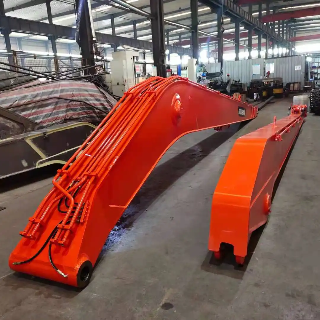 What does an arm cylinder do in an excavator?